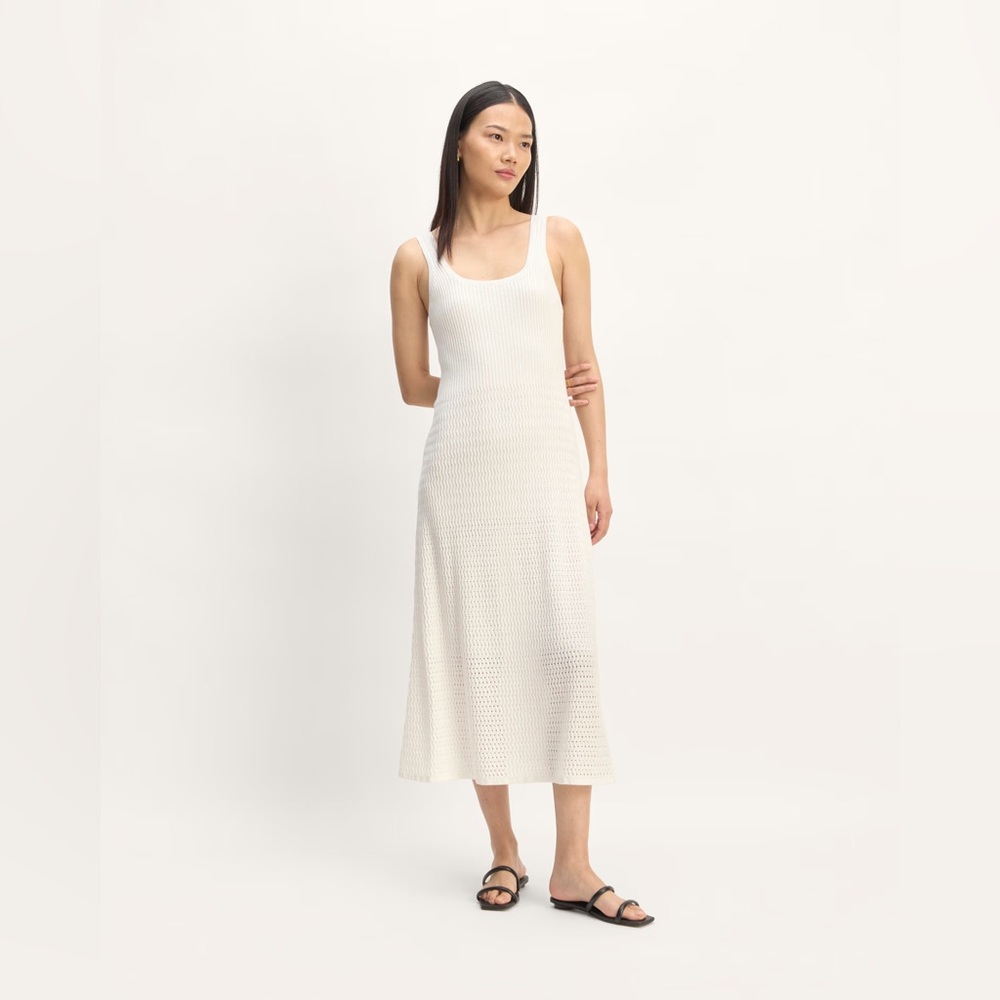 Everlane White Knit Dress